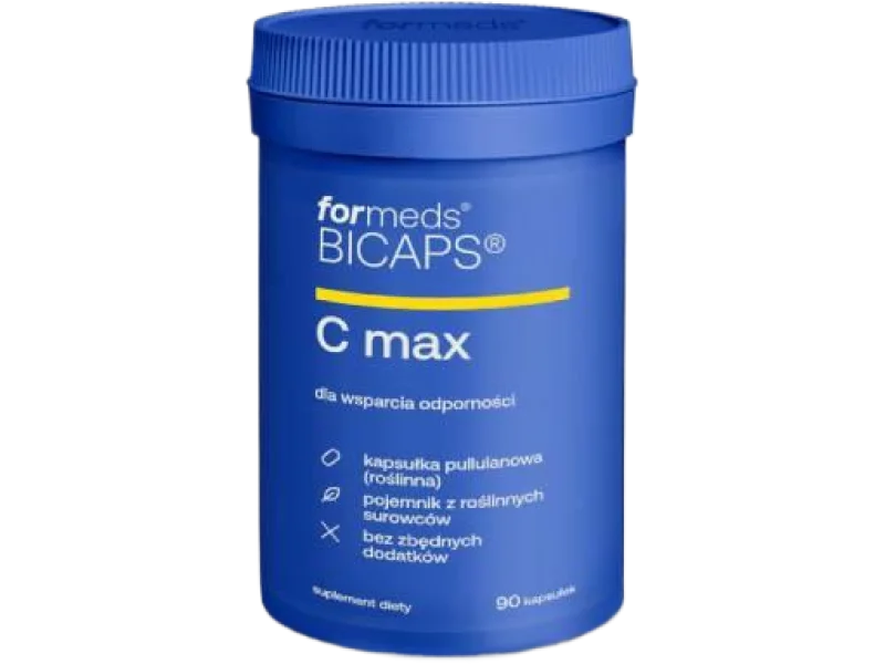 FORMEDS Bicaps C MAX Witamina C + D + cynk + hesperydyna + rutyna, kapsułki