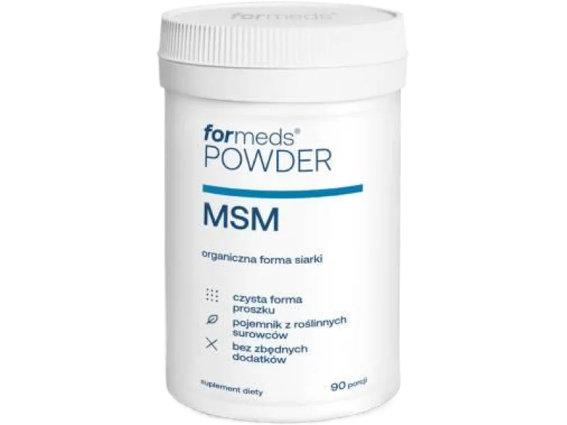 FORMEDS MSM Powder Organiczna forma siarki, proszek, 800 mg