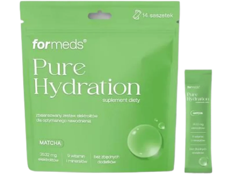 FORMEDS Pure Hydration elektrolity matcha, saszetki