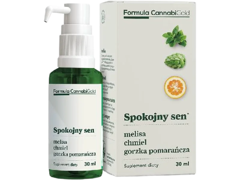 Formula CannabiGold Spokojny Sen, olejek