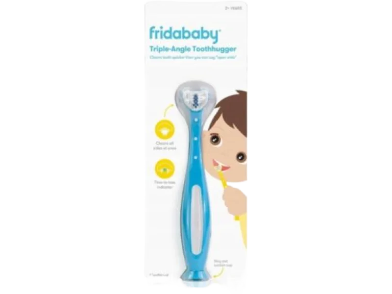 Frida Baby Tooth Hugger 3D Szczoteczka do zębów dla dzieci niebieska, sprzęt medyczny