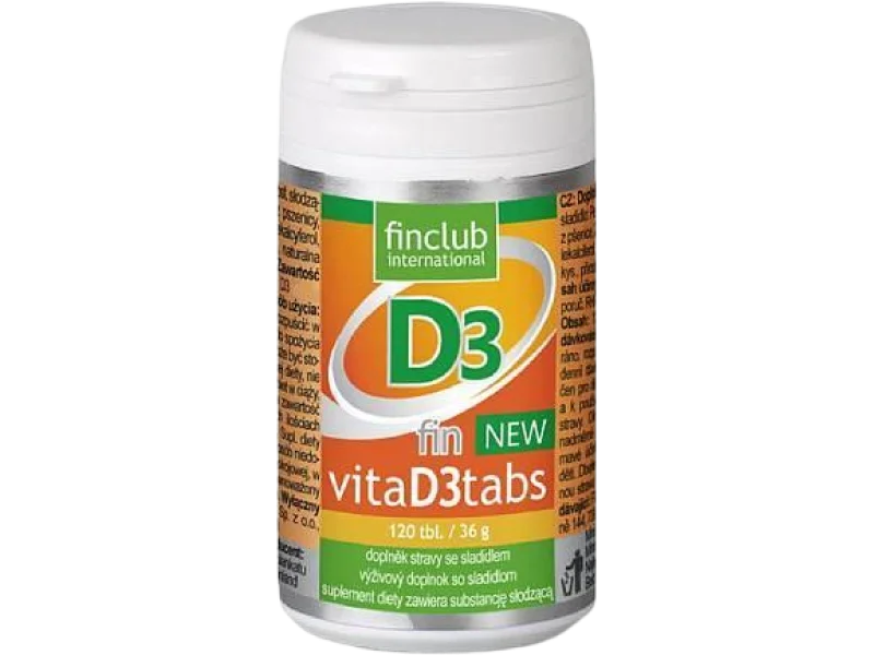 Funclub VitaD3tabs Witamina D3, tabletki do ssania, 100 µg