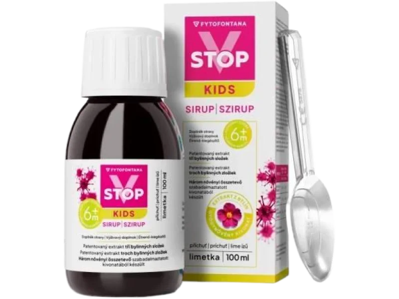 Fytofontana V-Stop Kids Syrop 6 m+ o smaku limonki