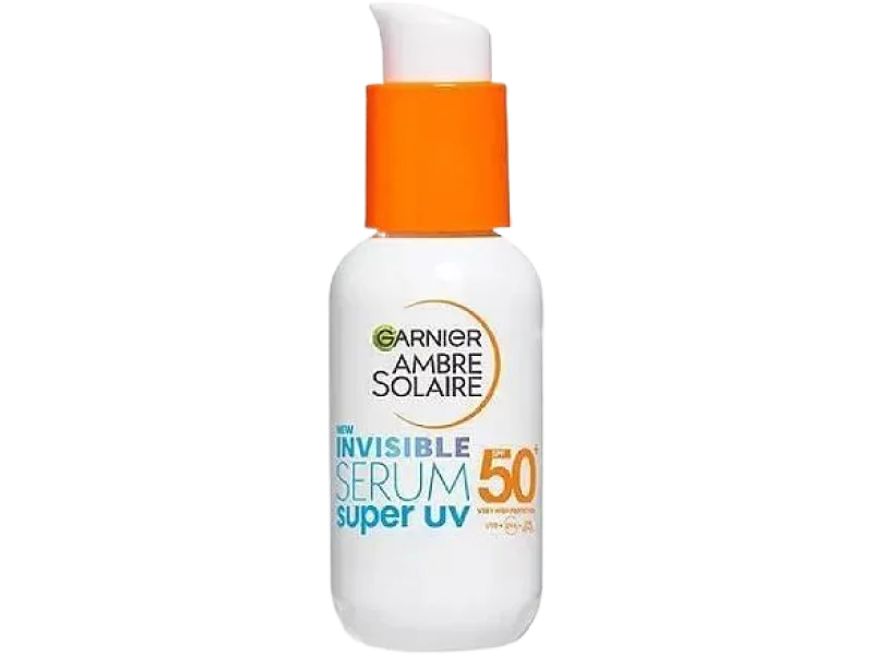 Garnier Ambre Solaire Invisible Super UV Ochronne serum do twarzy SPF 50