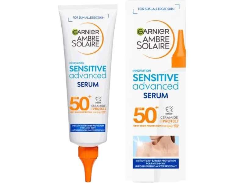 Garnier Ambre Solaire Sensitive Advanced SPF50+, serum