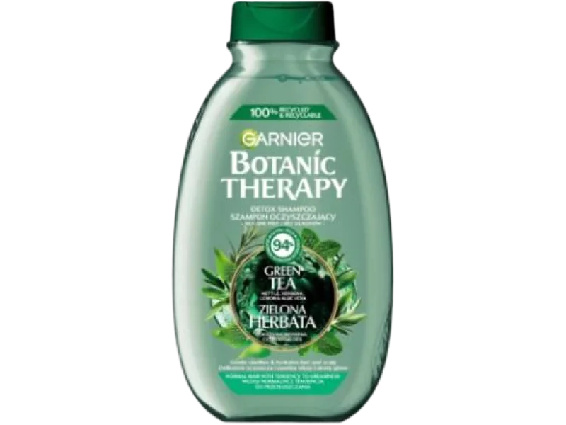 GARNIER Botanic Therapy Szampon oczyszczający do włosów przetłuszczających się Zielona herbata