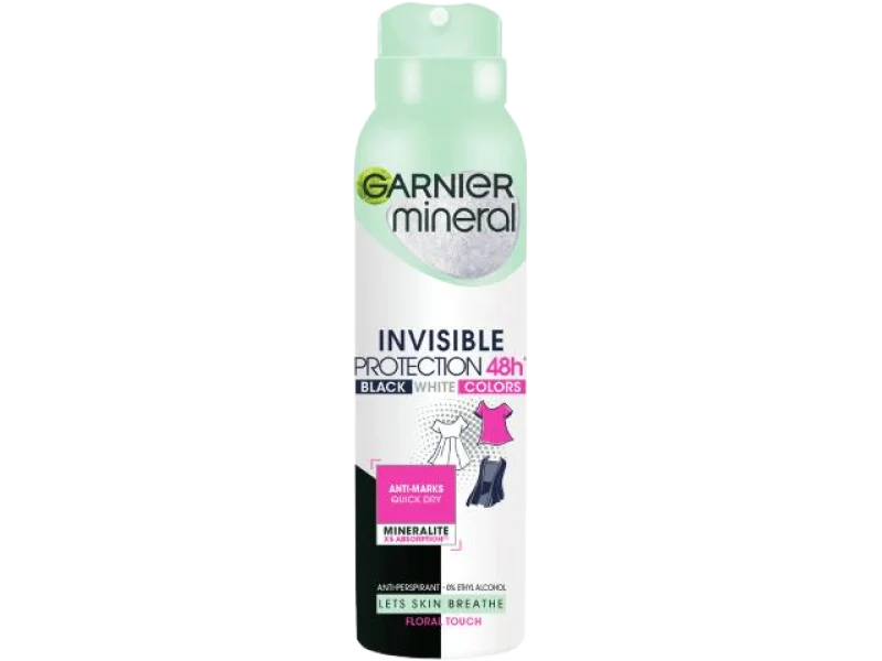 GARNIER MINERAL Invisible Protection Antyperspirant Floral Touch, spray