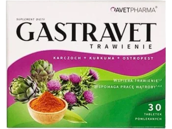Gastravet Trawienie, tabletki powlekane