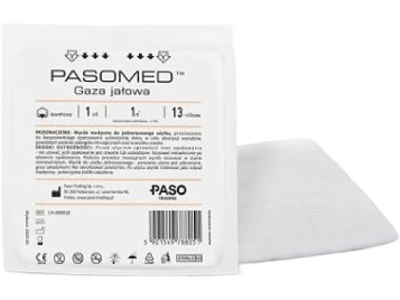 Gaza jałowa 13-nitkowa PASOMED