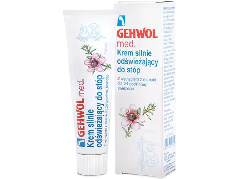GEHWOL Med Fussdeo-Creme Krem silnie odświeżający do stóp