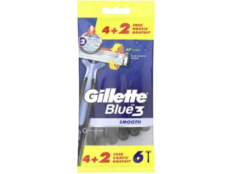 Gillette Blue 3 Smooth Maszynki do golenia, sprzęt medyczny