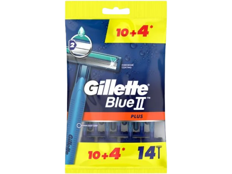 Gillette Blue II Plus Maszynki jednorazowe do golenia dla mężczyzn, sprzęt medyczny