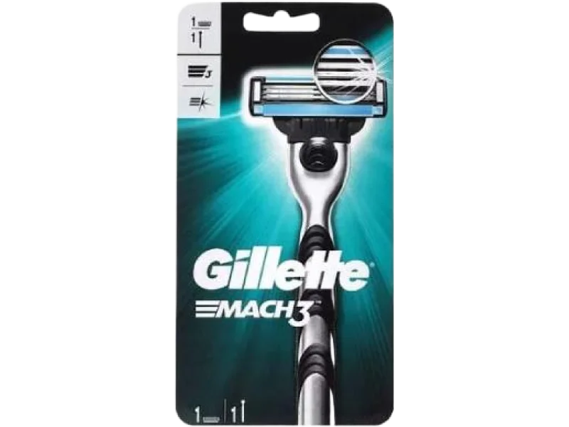 Gillette MACH3 Maszynka do golenia dla mężczyzn + 1 wkład, sprzęt medyczny