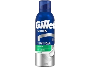 Gillette Series Łagodząca pianka do golenia z aloesem