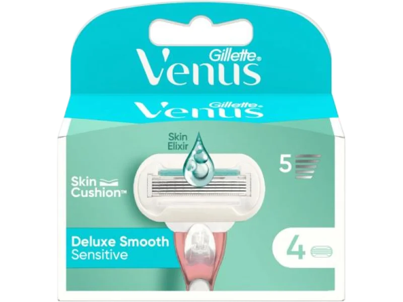 Gillette Venus Deluxe Smooth Sensitive Wymienne wkłady do maszynki