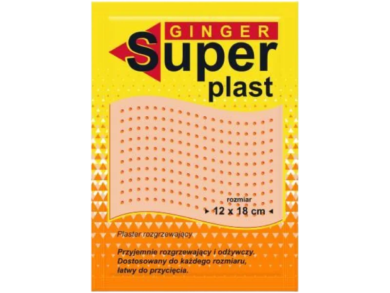 Ginger Super Plast Plaster rozgrzewający