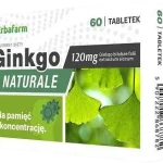 Ginkgo Naturale, tabletki, 120 mg