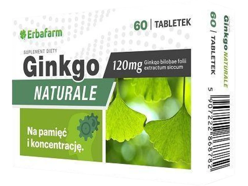 Ginkgo Naturale, tabletki, 120 mg
