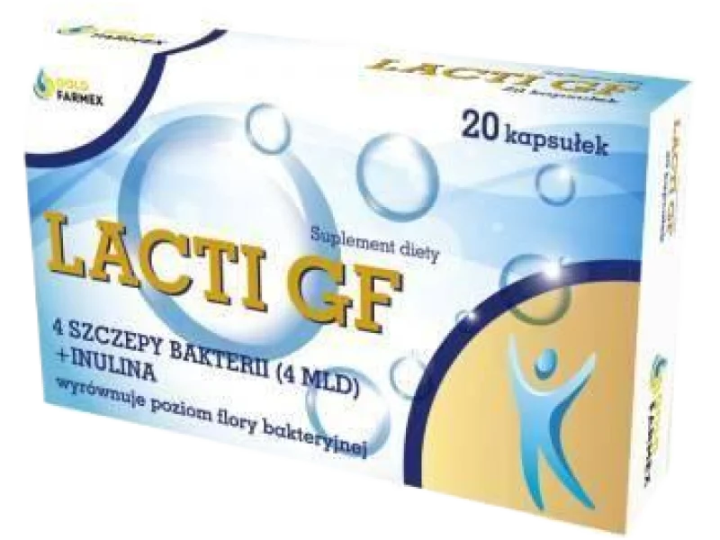 Goldfarmex Lacti GF probiotyk, kapsułki, 4 mld CFU