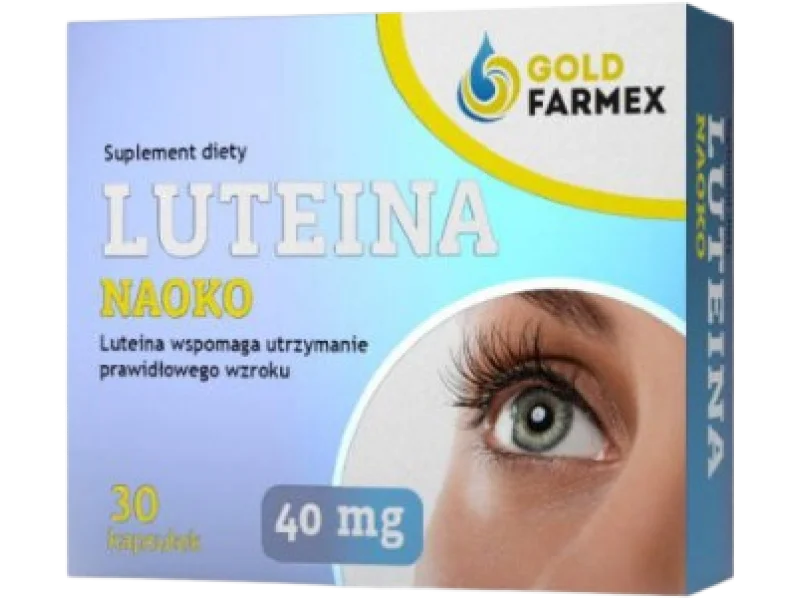 GOLDFARMEX Luteina Naoko, kapsułki miękkie, 40 mg