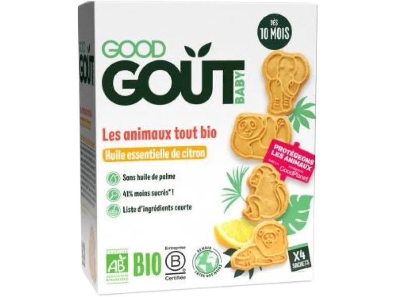 Good Gout BIO Cytrynowe zwierzątka, żelki