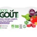 Good Gout BIO Spaghetti z bakłażanem i wołowiną, gotowy posiłek