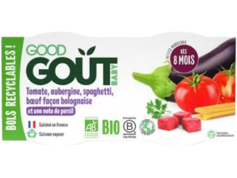Good Gout BIO Spaghetti z bakłażanem i wołowiną