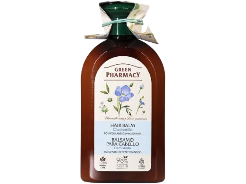 GREEN PHARMACY Balsam do włosów osłabionych i uszkodzonych Rumianek