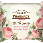GREEN PHARMACY Mydło w kostce Róża damasceńska i masło shea