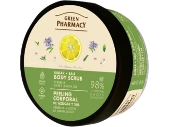 Zdjęcie produktu GREEN PHARMACY Peeling cukrowo-solny do ciała Werbena i Olejek cytrynowy