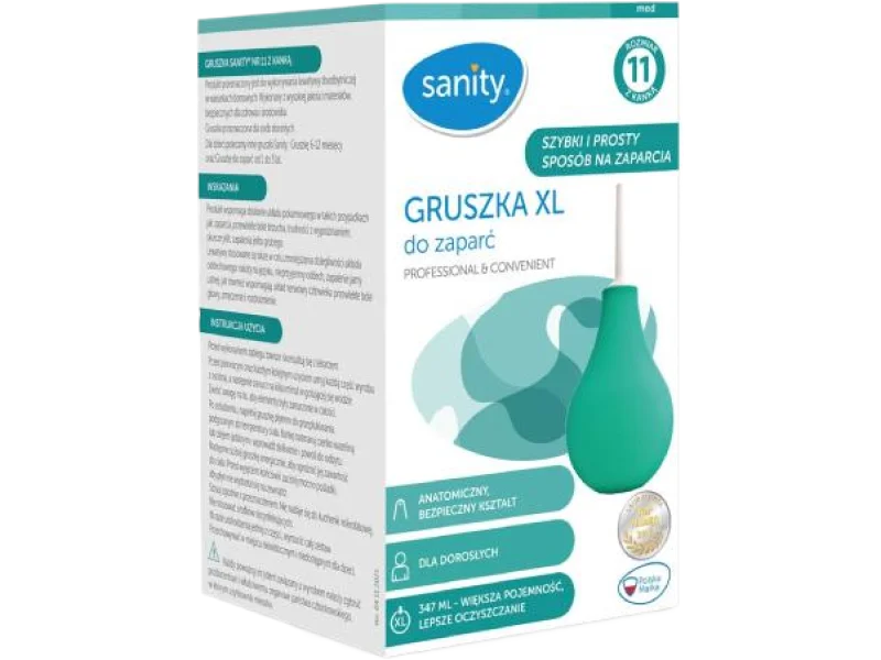 Gruszka SANITY z miękkim końcem nr 11
