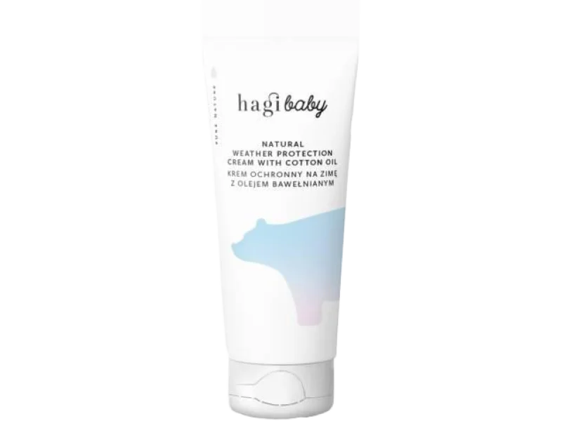 HAGI Baby Naturalny krem ochronny na zimę z olejkiem bawełnianym