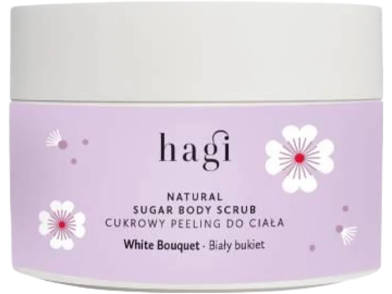 Hagi Biały Bukiet Naturalny peeling cukrowy do ciała