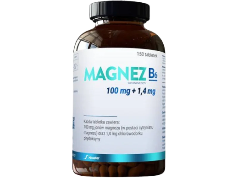 Hauster Magnez B6, tabletki, 100 mg + 1,4 mg