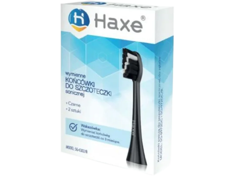 HAXE Końcówki do szczoteczki sonicznej SG-B972DC czarne