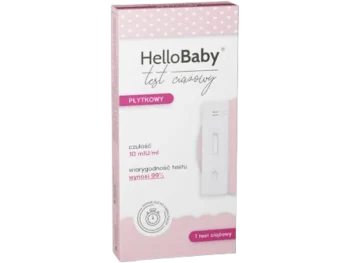 Zdjęcie produktu HELLOBABY test ciążowy płytkowy, test diagnostyczny