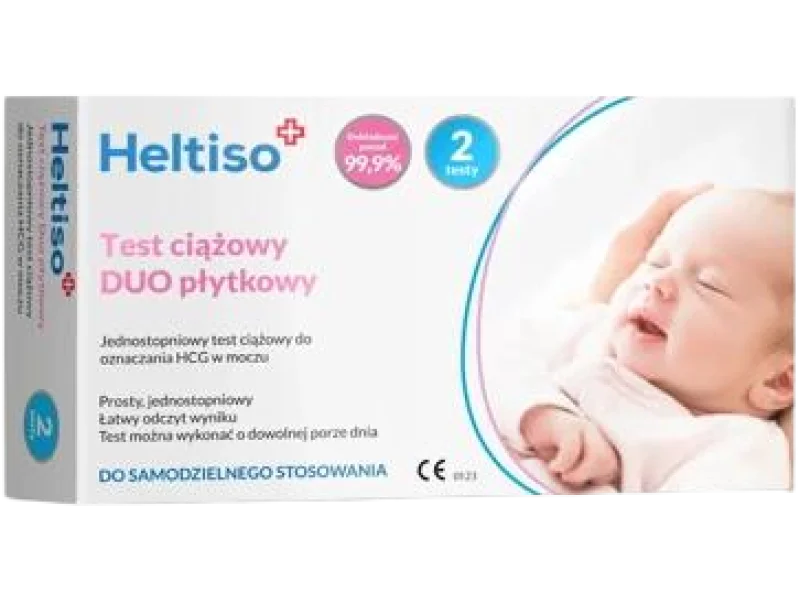 Heltiso Test ciążowy Duo, test diagnostyczny