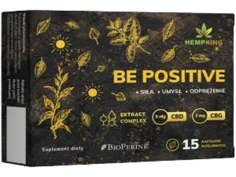 Hemp King Be Positive, kapsułki
