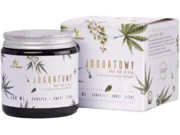Zdjęcie produktu HEMPKING jogurtowy mus konopny z CBD do ciała, zapach owoców leśnych