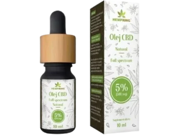 HEMPKING Olej konopny CBD 5% Full Spectrum Natural, 5%