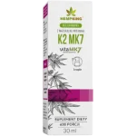 HEMPKING Olej Konopny z Naturalną witaminą K2 MK7, krople, 20 µg
