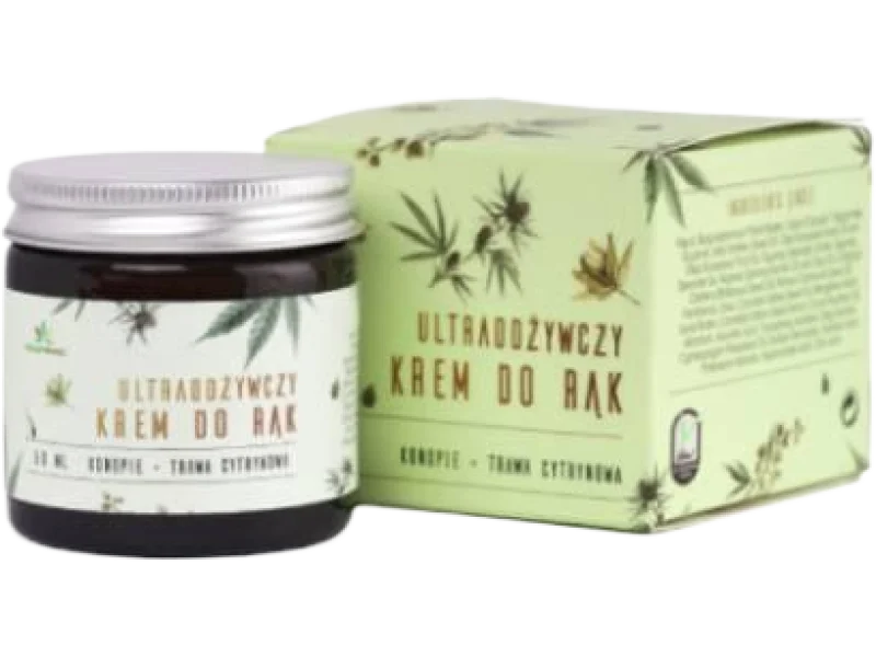 HEMPKING Ultraodżywczy konopny krem do rąk o zapachu trawy cytrynowej