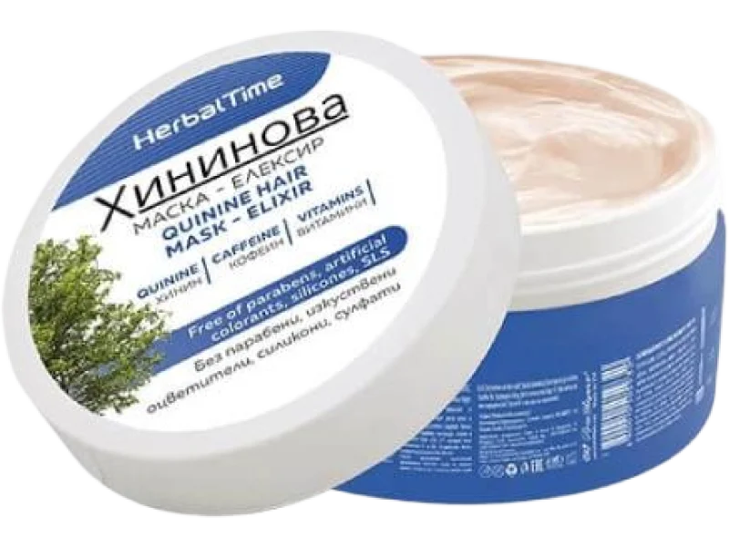 Herbal Time Maska do włosów z chininą i kompleksem Phytochem