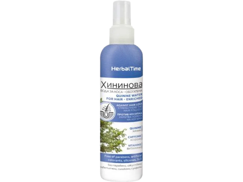 Herbal Time Woda chininowa do włosów, spray