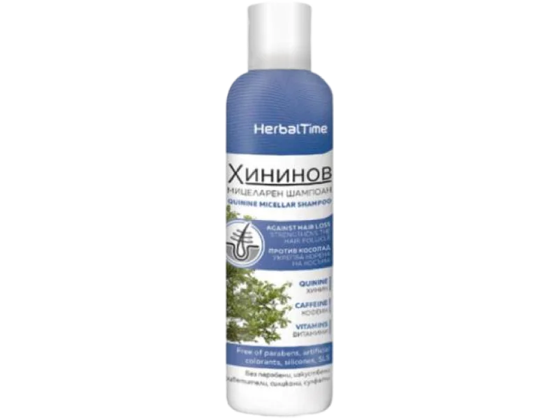 Herbal Time Ziołowy szampon micelarny z chininą