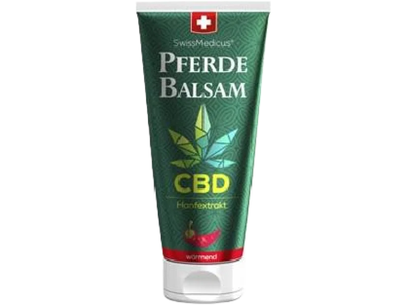 HERBAMEDICUS PFERDE BALSAM z CBD Rozgrzewający SwissMedicus