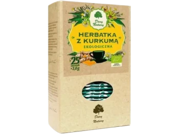 Herbata z kurkumą EKO DARY NATURY, saszetki