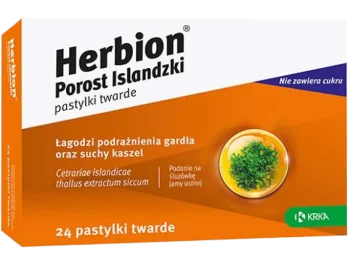 Herbion Porost Islandzki, pastylki do ssania, 3 mg