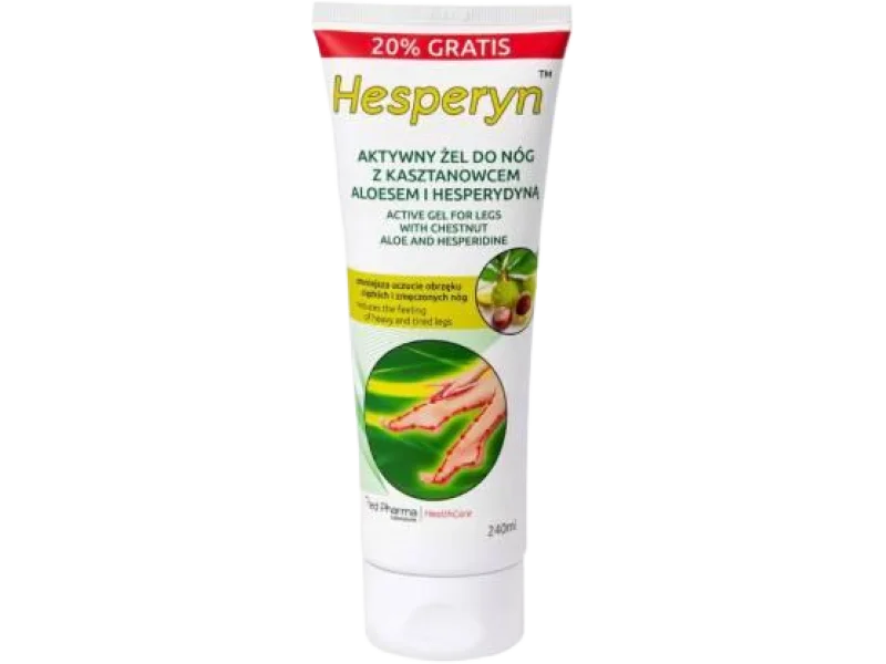 HESPERYN żel do nóg z kasztanowcem, aloesem i hesperydyną