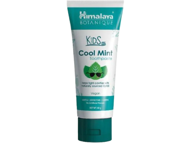 HIMALAYA Botanique Botaniczna pasta do zębów dla dzieci COOL MINT, pasta do jamy ustnej